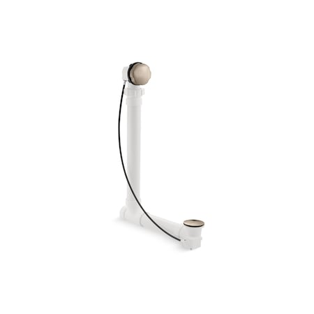 Clearflo Cable Bath Drain With Pvc Tubin MPN:7213-BV