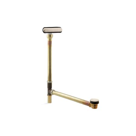 Clearflo Slotted Overflow Brass Bath Dra MPN:7271-BV