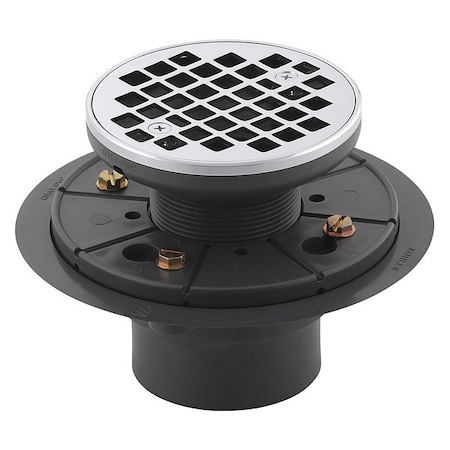 1-1/2 Dia, Brass, PVC, Chrome, Tile-In, Shower Drain MPN:K-9135-CP