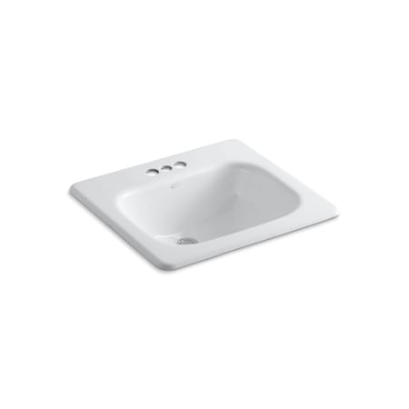 4 in Mount, 3 Hole Tahoe Self-Rimming Lavatory With 4
