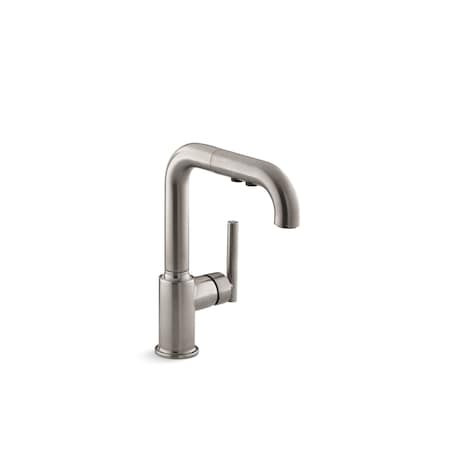 Purist Secondary Pullout, 1 Hole 3-5/8 in W, 9-7/8 in H, Deck Mounted MPN:7506-VS
