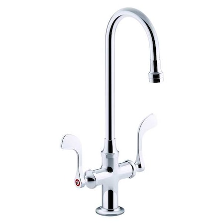 Gooseneck Bathroom Faucet, Manual MPN:K-100T70-5AKL-CP