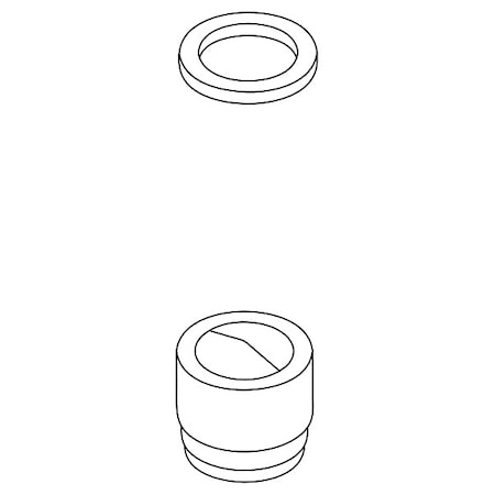 1 gpm Aerated Outlets, Chrome, Metal MPN:K-1105674