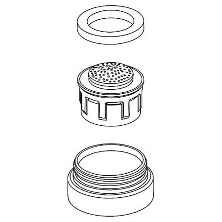 1.75 gpm Aerated Outlets, Chrome, Metal MPN:K-1286339-CP