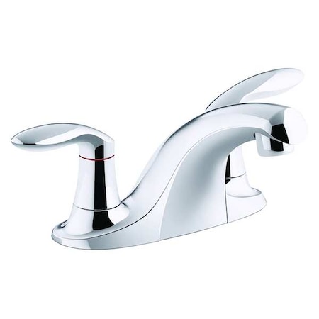 Bathroom Faucet, 2 Handles, Lever, Brass MPN:K-15240-4NDRA-CP
