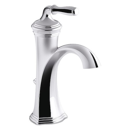 Manual Low Arc Bathroom Faucet, Single Hole Mount, Chrome MPN:K-193-4-CP