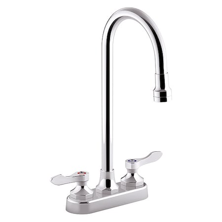 Gooseneck Bathroom Faucet, Manual MPN:K-400T70-4ANL-CP