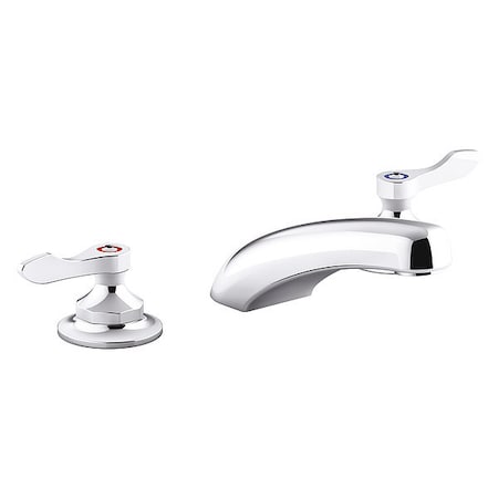 Manual Straight Spout Bathroom Faucet, 8 Mount, Polished Chrome MPN:K-800T20-4AKA-CP