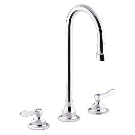 Manual Gooseneck Bathroom Faucet, 8