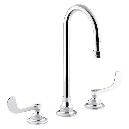 Manual Gooseneck Bathroom Faucet, 8