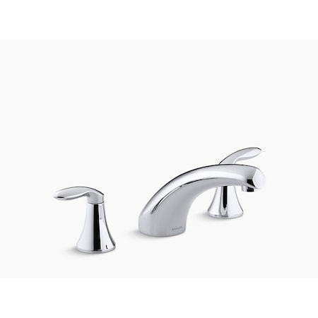 8 in Mount, 3 Hole Coralais Deck-Mount Bath Faucet Trim MPN:T15290-4-CP