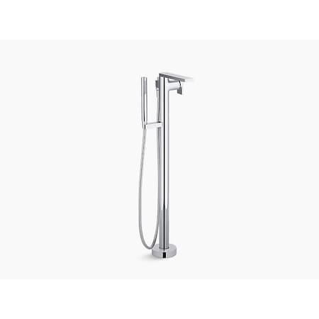 Bath Filler Trim, Polished Chrome, Floor MPN:T73087-4-CP