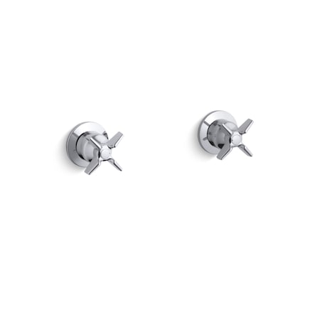 Triton Two-Handle Wall-Mount Valve Tr MPN:T7744-3-CP