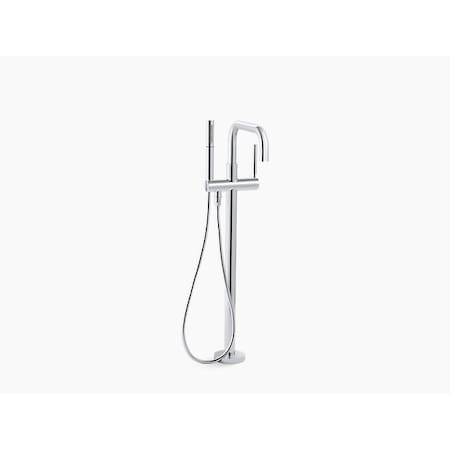 Purist® Floor-Mount Bath Filler Trim With Handshower MPN:T97328-4-CP