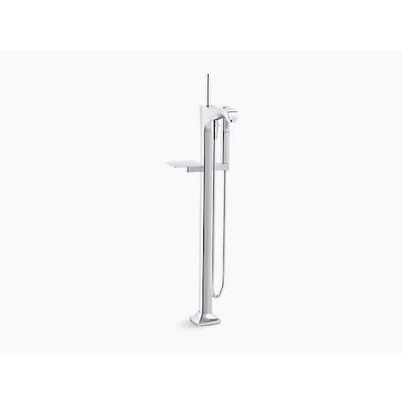 Margaux® Floor-Mount Bath Filler Trim With Handshower MPN:T97331-4-CP