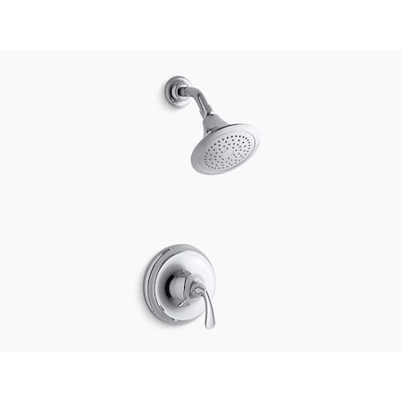 Forte® Sculpted Rite-Temp® Shower Valve Trim With 2.5 Gpm Showerhead MPN:TS10276-4-CP