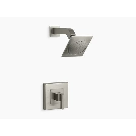 Loure® Rite-Temp® Shower Valve Trim With Lever Handle And 2.5 Gpm Showerhead MPN:TS14670-4-BN