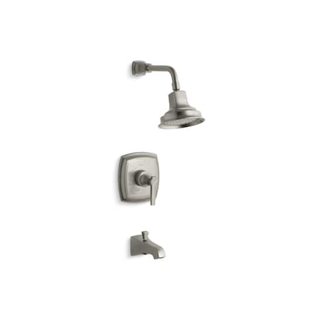 Margaux® Rite-Temp® Bath And Shower Valve Trim With Lever Handle, Npt Spout And 2.5 Gpm Showerhead MPN:TS16225-4-BN