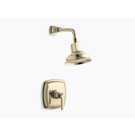 Margaux® Rite-Temp® Shower Valve Trim With Lever Handle And 2.5 Gpm Showerhead MPN:TS16234-4-AF