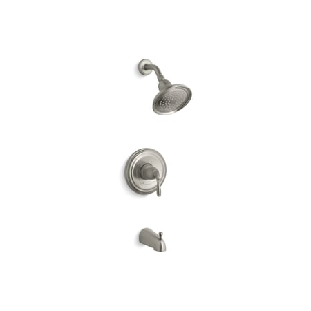 Devonshire® Rite-Temp® Bath And Shower Valve Trim With Lever Handle, Slip-Fit Spout And 2.5 Gpm Showerhead MPN:TS395-4S-BN