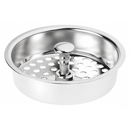 Strainer, Silver, Round, 4-1/2 in Dia MPN:GP41398-CP