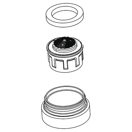 Laminar Outlets, Metal, Chrome MPN:K-1249047-CP