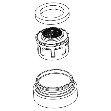 Laminar Outlets, Metal, Chrome MPN:K-1249049-CP