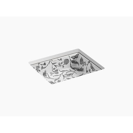Botanical Study(Tm) On Kathryn® Under-Mount Bathroom Sink MPN:14275-BT-0