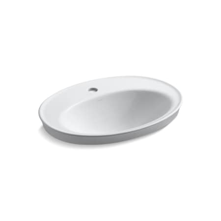 Serif Self-Rimming Lavatory With Sing MPN:2075-1-0