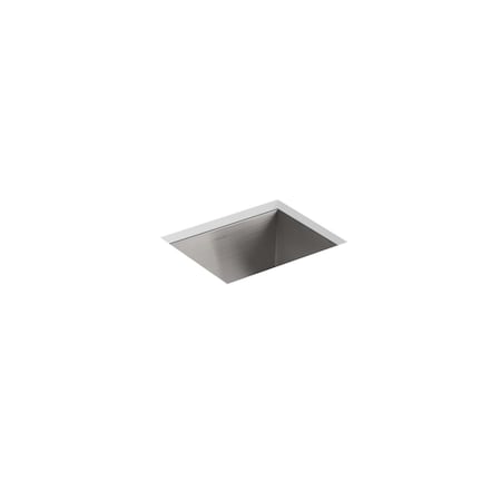 Vault Top-/Under-Mount Bar Sink With, 1 bowl, Top-/Under-Mount, Stainless Steel, 15 in W x 15 in L x MPN:3840-3-NA