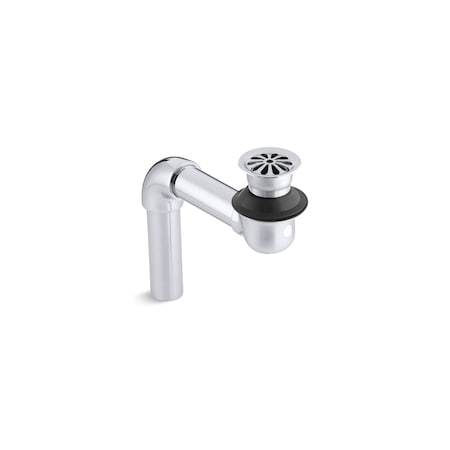 Bathroom Sink Offset Drain With Open Str MPN:7131-A-CP