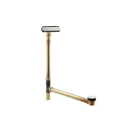 Clearflo Slotted Overflow Brass Bath Dra MPN:7271-BN