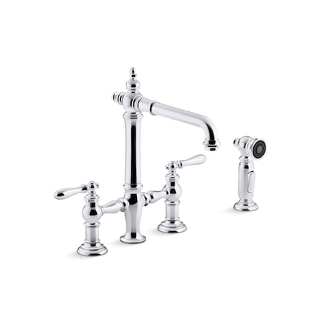 Artifacts Deck-Mount Bridge Kitchen S MPN:76519-4-CP