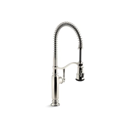 Tournant Semi-Professional Kitchen Si, Single Hole; Deck Mounted Mount, 1 Hole MPN:77515-SN