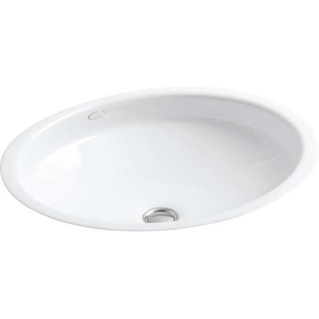 16 1/16 in W x 19 7/16 in L x 5 7/8 in H, Bathroom Sink MPN:K-2874-0