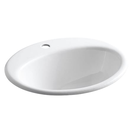 16 1/4 in W x 19 1/4 in L x 8 3/4 in H, Bathroom Sink MPN:K-2905-1-0