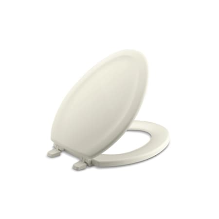 Stonewood Elongated Toilet Seat With Cover, Wood, Biscuit MPN:4647-96