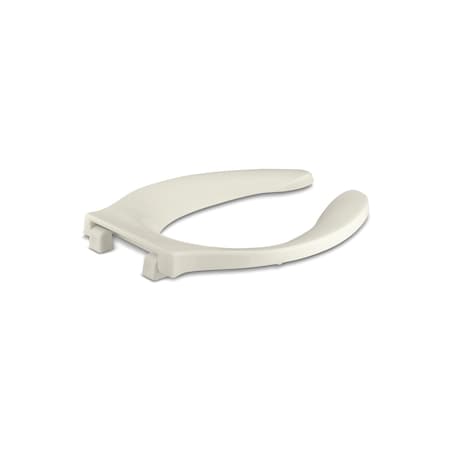 Stronghold Elongated Toilet Seat With, Plastic, Biscuit MPN:4731-C-96