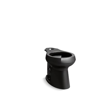 Highline Comfort Height Round-Fron, Vitreous China, Black MPN:5393-7