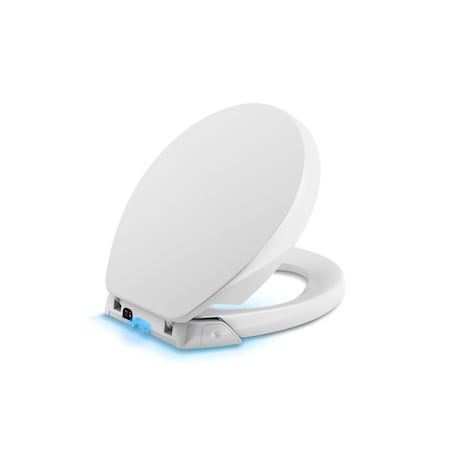 Purefresh Round-Front Toilet Seat With Cover, Plastic, White MPN:5589-0