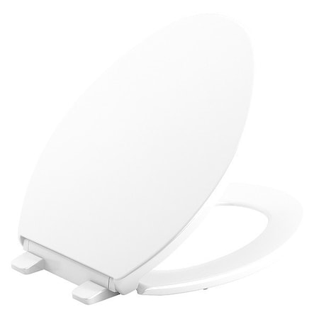 Toilet Seat With Cover, Check Hinge, Elongated, White MPN:K-20110-0