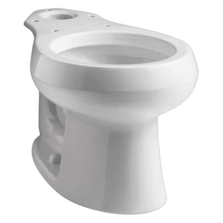 Toilet Bowl, 1.28 to 1.6 gpf, Gravity Fed, Floor Mount, Round, White MPN:K-4197-0