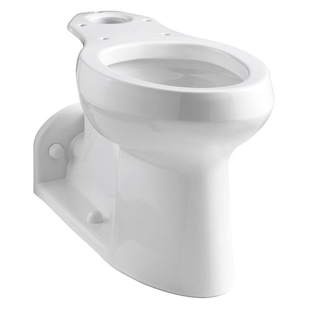 Toilet Bowl, Wall Mount, Flush 1.0 gal. MPN:K-4305-0