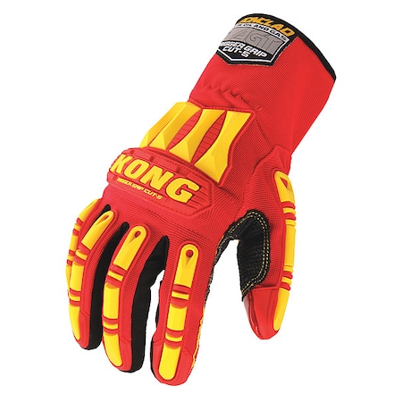 Cut Resistant Impact Coated Gloves, Cut Level A5, Silicone, Smooth, M 1 PR MPN:KRC5-03-M