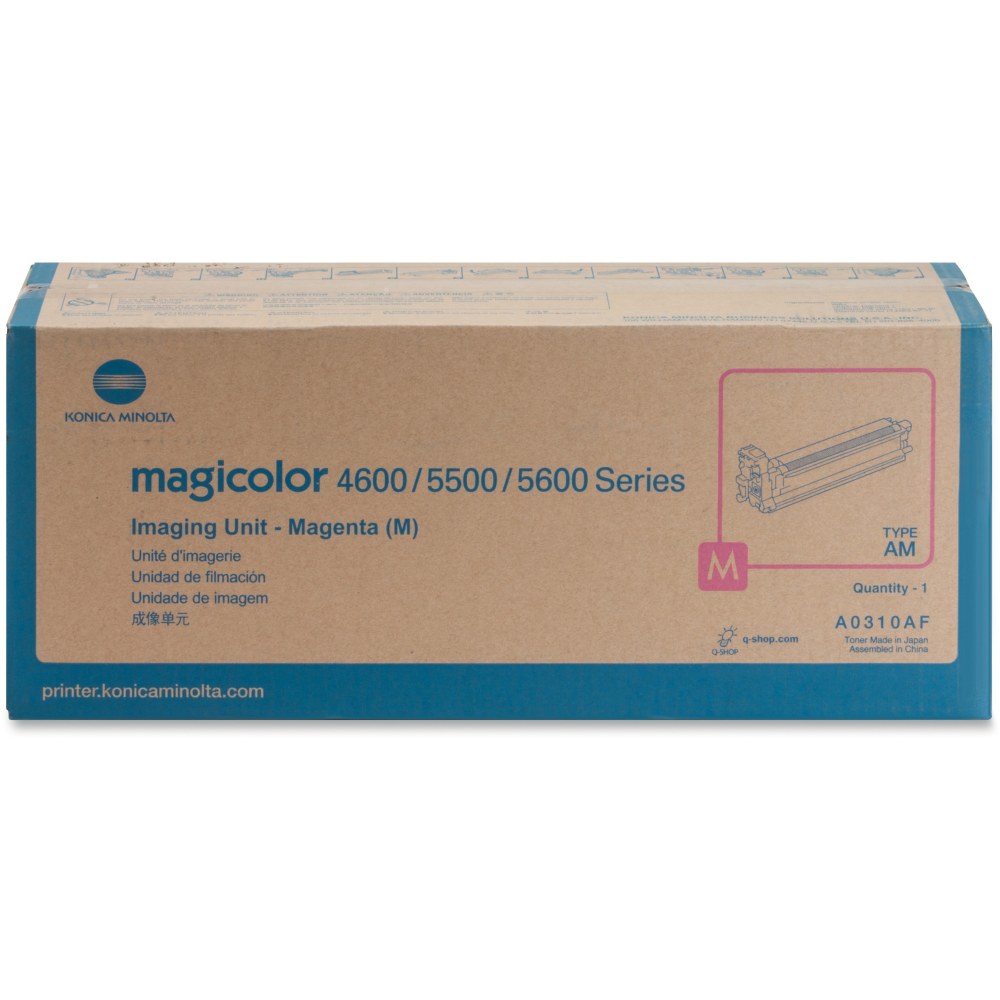 Konica Minolta - (120 V) - magenta - original - printer imaging unit - for magicolor 4650, 5550, 5570, 5650, 5670 MPN:A0310AF