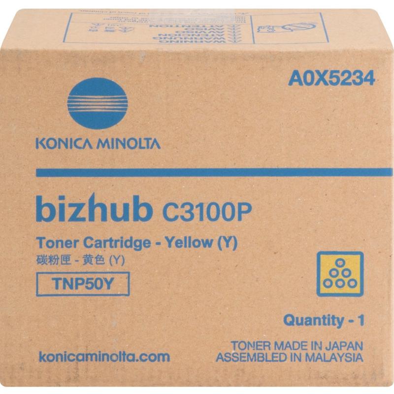 Konica Minolta Crtdg, Lsr, Tnp50Y, 3100, Yl, 6K, Knma0X5234 MPN:KNMA0X5234