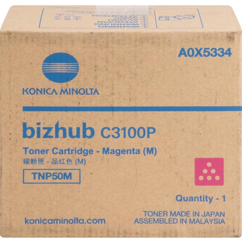 Konica Minolta TNP-50M - Magenta - original - toner cartridge - for bizhub C3100P MPN:KNMA0X5334