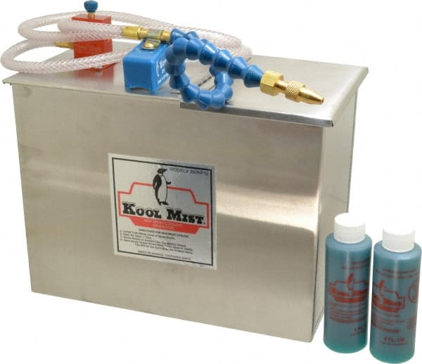 Tank Mist Coolant System: 4.9 gal Stainless Steel Tank, 1 Outlet MPN:350NF12