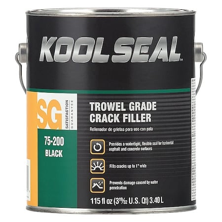 Trowel Grade Crack Filler Black 1 Gallon MPN:KS0075200-16