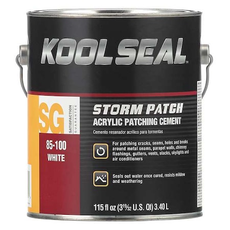 Storm Patch Acrylic Patching Cement White 1GAL MPN:KS0085100-16